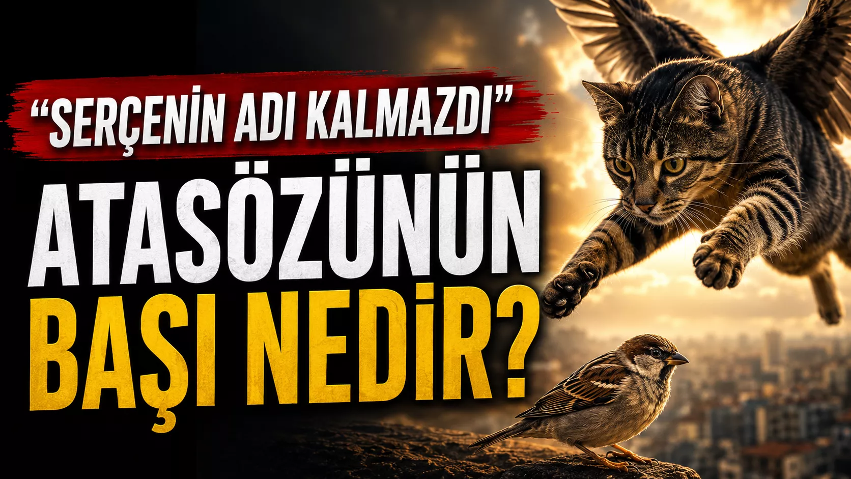 serçenin adı kalmazdı atasözü