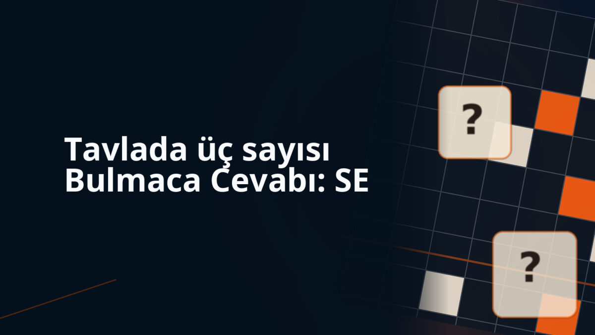 Tavlada üç sayısı Bulmaca Cevabı: SE bulmaca sorusu kapak görseli
