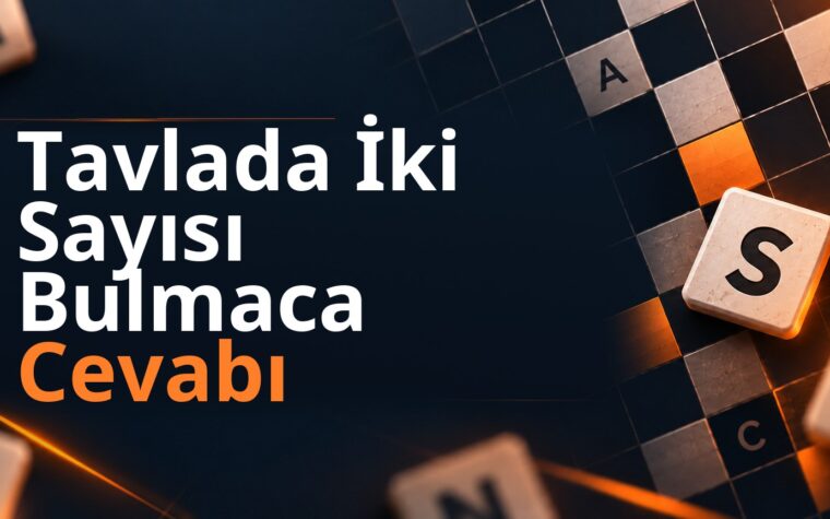 Tavlada İki Sayısı Bulmaca Cevabı