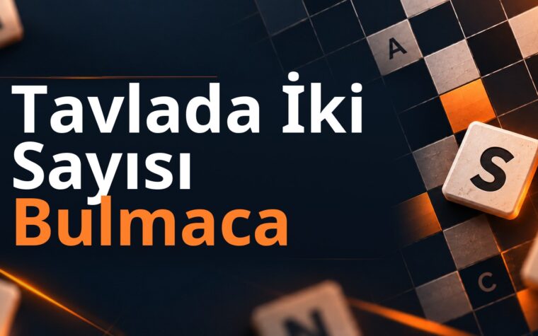 Tavlada İki Sayısı Bulmaca