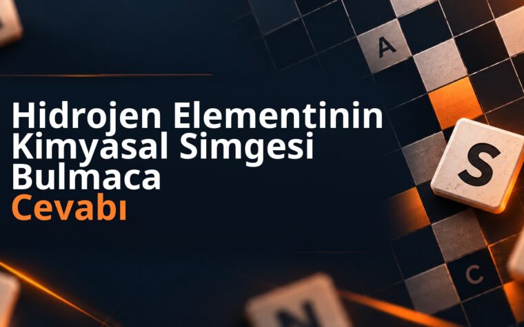 Hidrojen Elementinin Kimyasal Simgesi Bulmaca Cevabı