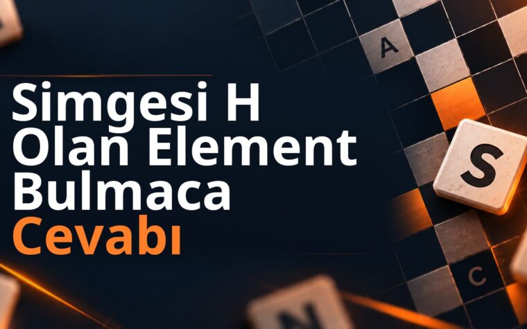 Simgesi H Olan Element Bulmaca Cevabı