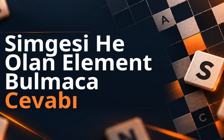 Simgesi He Olan Element Bulmaca Cevabı