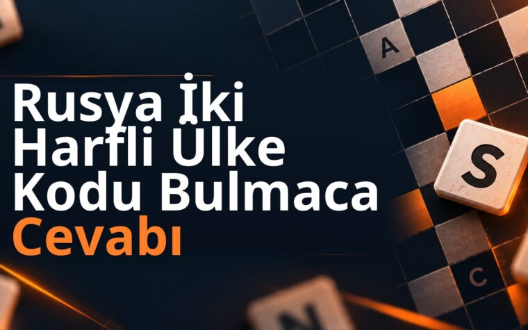 Rusya İki Harfli Ülke Kodu Bulmaca Cevabı
