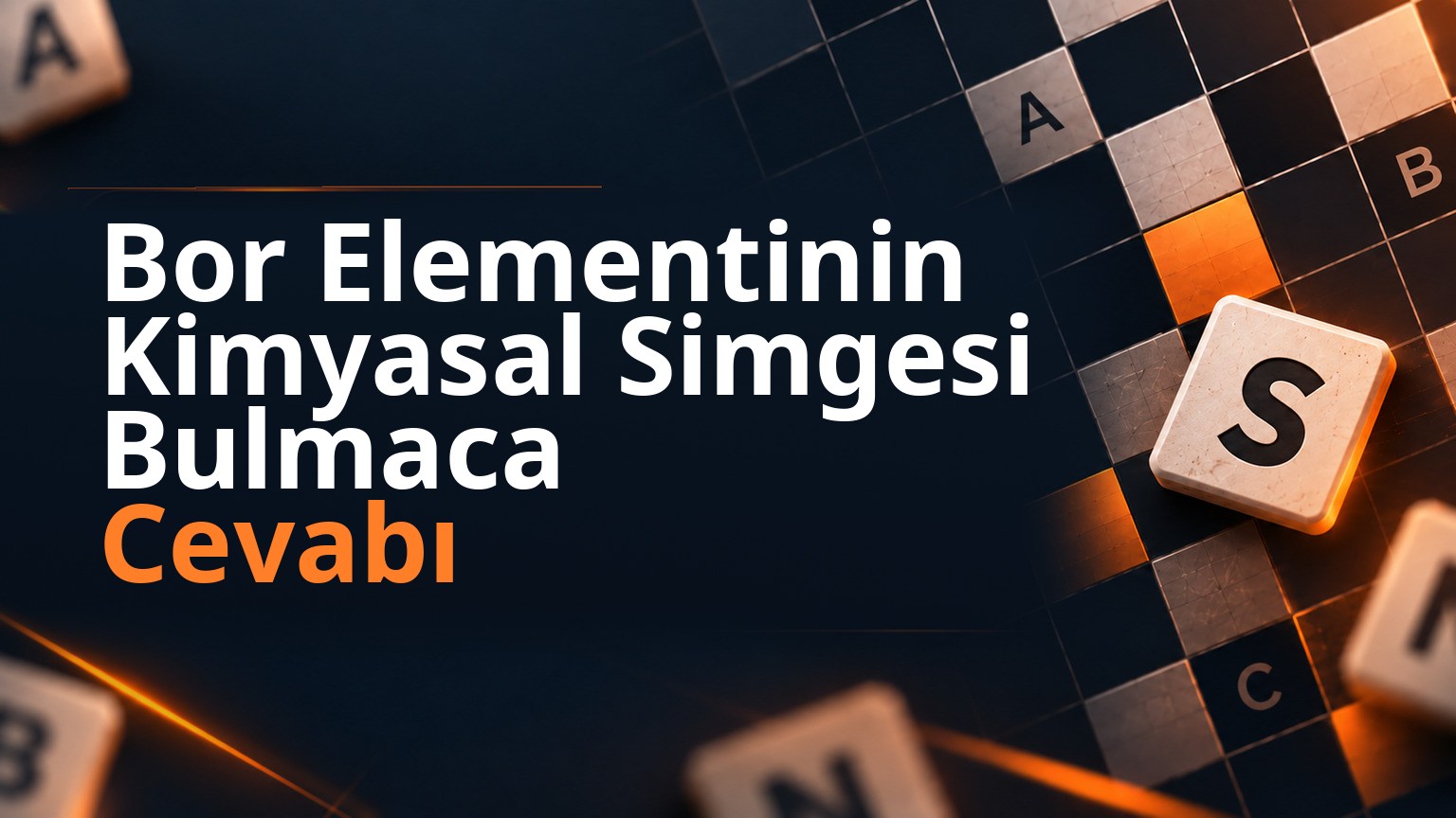 Bor Elementinin Kimyasal Simgesi Bulmaca Cevabı 1 Bor Elementinin Kimyasal Simgesi Bulmaca Cevabı