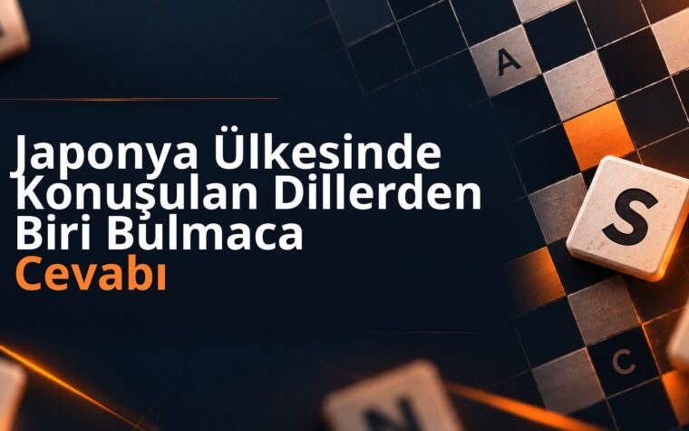 Japonya Ülkesinde Konuşulan Dillerden Biri Bulmaca Cevabı