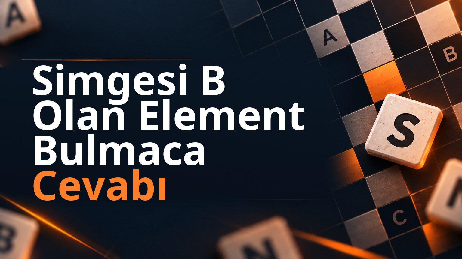 Simgesi B Olan Element Bulmaca Cevabı 1 Simgesi B Olan Element Bulmaca Cevabı