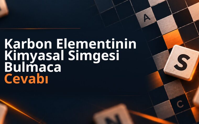 Karbon Elementinin Kimyasal Simgesi Bulmaca Cevabı