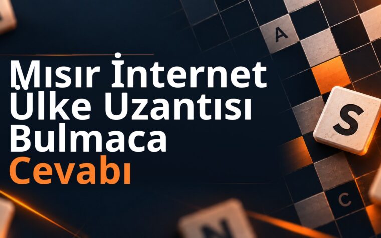 Mısır İnternet Ülke Uzantısı Bulmaca Cevabı
