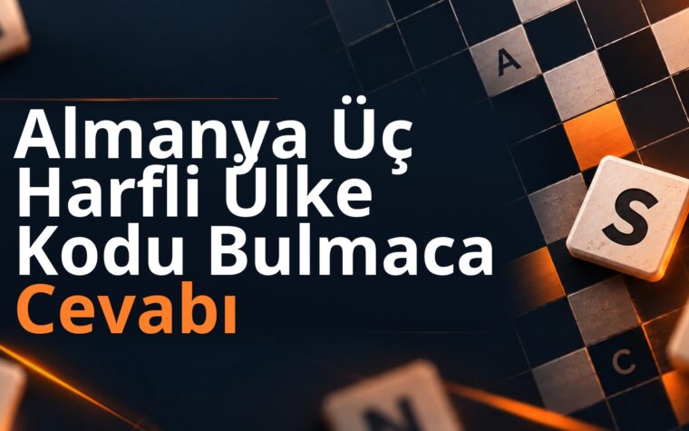 Almanya Üç Harfli Ülke Kodu Bulmaca Cevabı