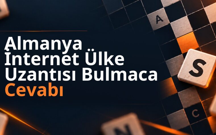 Almanya İnternet Ülke Uzantısı Bulmaca Cevabı