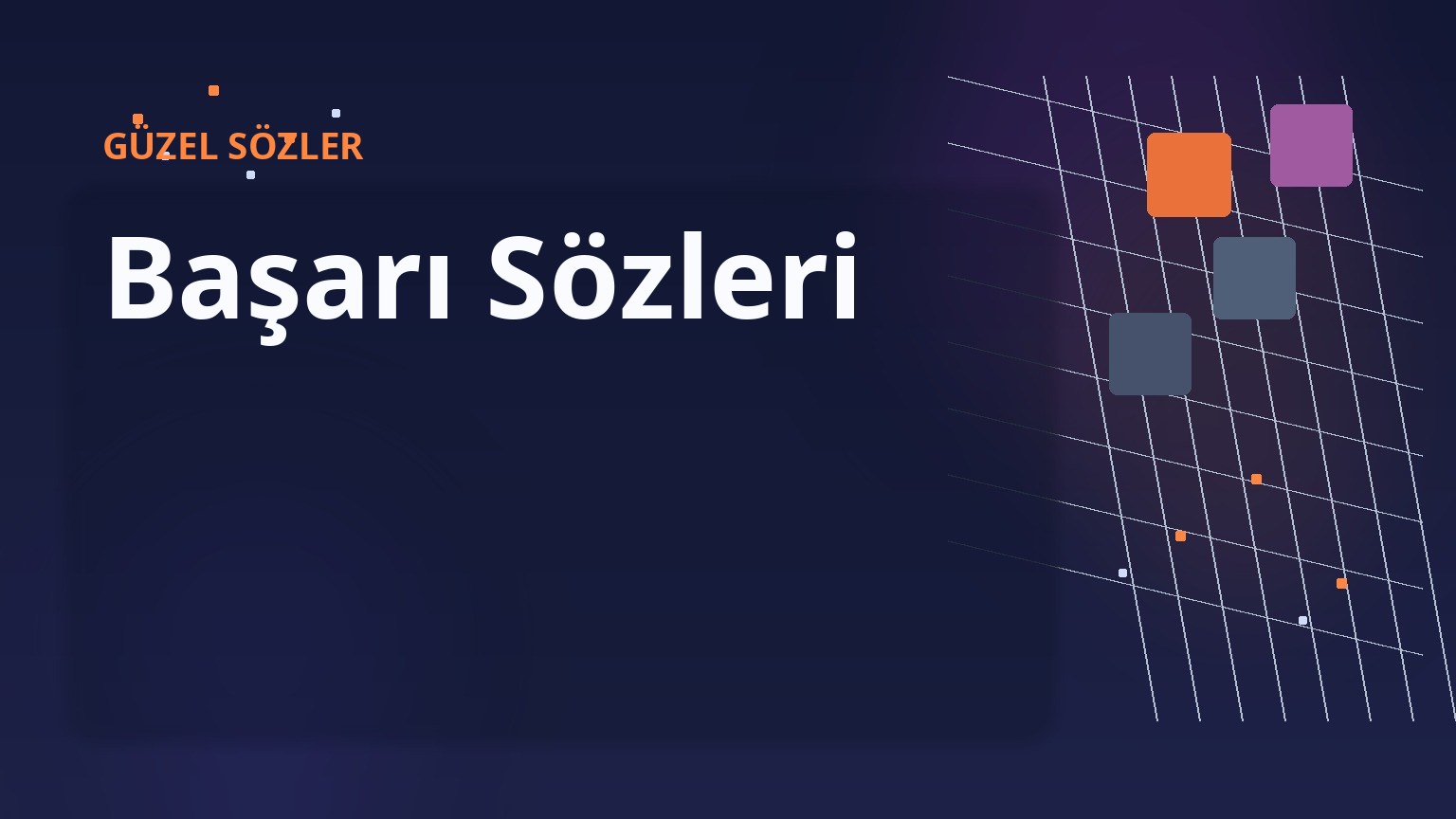 Başarı Sözleri