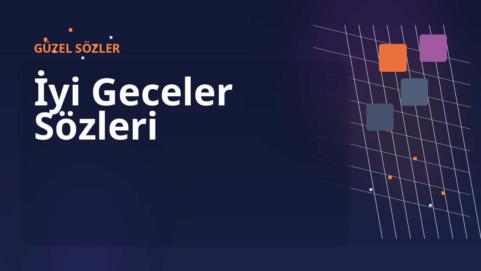 İyi Geceler Sözleri 1 İyi Geceler Sözleri