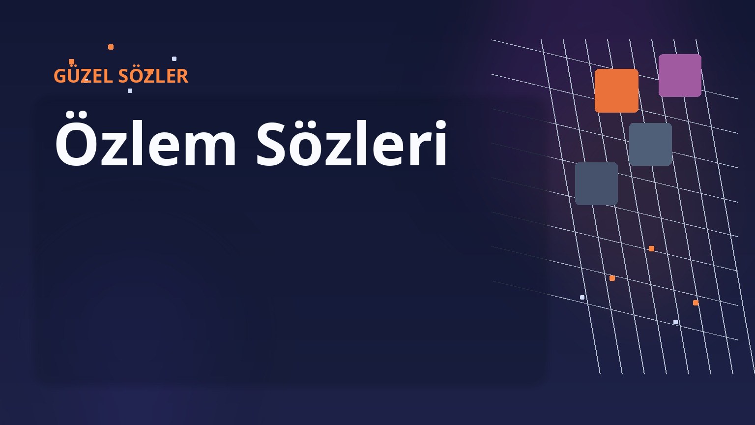Özlem Sözleri 1 Özlem Sözleri