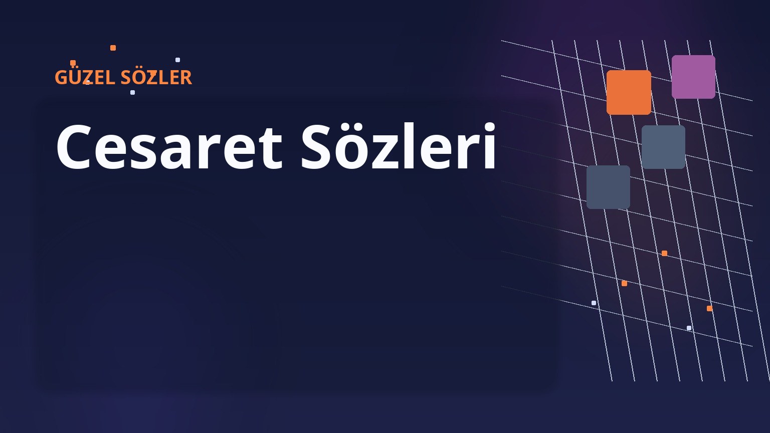 Cesaret Sözleri